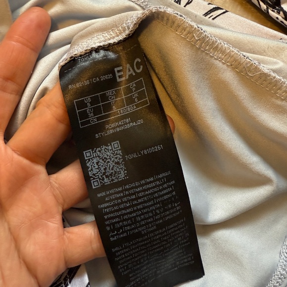 Guess Pink and Blue Bodycon Dress Long Sleeve V-Neck- Size S - Picture 11 of 12